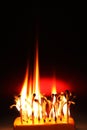 Fire matches Royalty Free Stock Photo