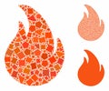 Fire Mosaic Icon of Tuberous Elements