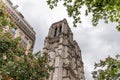Notre Dame de Paris, France after the fire Royalty Free Stock Photo