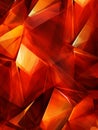 Fire Opal Crystal Creative Abstract Geometric Texture. Royalty Free Stock Photo