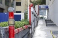 Fire pipe, to replenish the fire engines with water. Athens, Greece