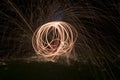Fire Poi, Flaming Steel Wool Spinning