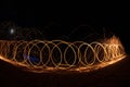 Fire Poi / Spinning Steel Wool