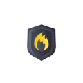 Fire protection vector logo mark