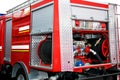 Fire pump engine Royalty Free Stock Photo