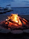 Fire pure michigan lake dreams