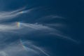 Fire rainbow. Spectacular Iridescent Cloud. A Rare Glimpse of Nature\'s Prismatic Fire Rainbow.