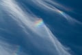 Fire rainbow. Spectacular Iridescent Cloud. A Rare Glimpse of Nature\'s Prismatic Fire Rainbow.