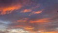 Fire Red Skyscape Evening Sunset Background Royalty Free Stock Photo