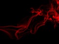 Fire of red smoke abstract on black background for design. darkness concept Royalty Free Stock Photo