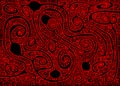 Maze Labyrinth Hot Fire Background Royalty Free Stock Photo