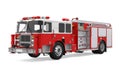 Fire Rescue Truck Isolated Royalty Free Stock Photo