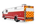 Fire Rescue Truck Isolated Royalty Free Stock Photo