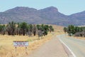 Fire restrictions in Flinders Ranges National Park, Australia Royalty Free Stock Photo