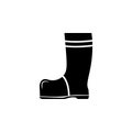 Fire rubber boots icon