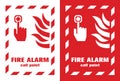 Fire Safety Symbol Sign, Vector Illustration, Label.