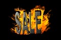 Fire sale Royalty Free Stock Photo