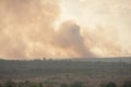 Fire in the savannas North of Brasilia, Brazil