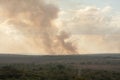 Fire in the savannas North of Brasilia, Brazil