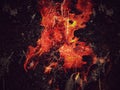 Fire Seamless Texture Tile from Photographic Original.Fire.Fire background.Blaze fire flame texture background.