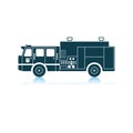 Fire Service Truck Icon Royalty Free Stock Photo