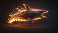 fire shark art