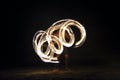 Fire show in Nadi, Fiji Royalty Free Stock Photo