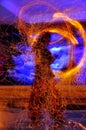 Fire show Royalty Free Stock Photo