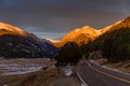 Sunrise,  Rocky Mountain National Park, Colorado, USA Royalty Free Stock Photo