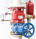 Fire Sprinkler Control System Royalty Free Stock Photo