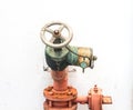 Fire Sprinkler Control System Royalty Free Stock Photo
