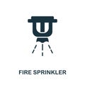 Fire Sprinkler Icon. Creative Element Design From Fire Safety Icons Collection. Pixel Perfect Fire Sprinkler Icon For
