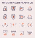 Fire sprinkler icon