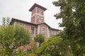 Old fire station building from Calarasi city Royalty Free Stock Photo