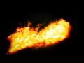 Fire.Fire stone.Abstract fire.Stone Royalty Free Stock Photo
