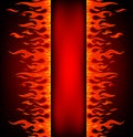 Fire stripe with free space