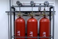 Fire suppressing system