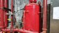 Fire suppression water tank