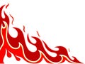 Fire tattoo Royalty Free Stock Photo