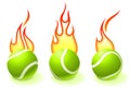 Fire Tennis Ball Collection