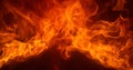 Fire texture. Flame background. Abstract flames. Burning concept. Royalty Free Stock Photo