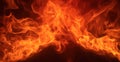 Fire texture. Flame background. Abstract flames. Burning concept. Royalty Free Stock Photo