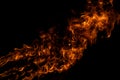 Fire texture. Flames with dramatic fire background. Burning flame. Fire abstract background with flame. Intense burning fire Royalty Free Stock Photo