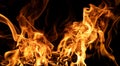 Fire texture. Flames with dramatic fire background. Burning flame. Fire abstract background with flame. Intense burning fire Royalty Free Stock Photo