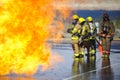 Fire training exercise