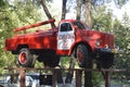 Fire truck AC-20 51. 1952 year of release, established in 2012, in honor of the sixtieth anniversary of the first fire station.