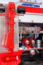 Fire truck detail Royalty Free Stock Photo