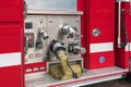 Fire truck details Royalty Free Stock Photo