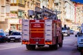 Fire Truck On Emergency Case Royalty Free Stock Photo