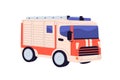 Fire truck, engine. Firetruck, emergency vehicle. Firefighting car, lorry. Firefighters auto transport with professional